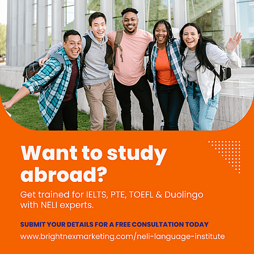 Master IELTS, PTE & TOEFL at NELI Language Institute